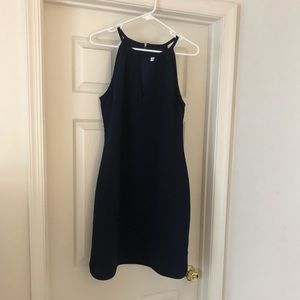 Banana Republic navy blue sheath dress